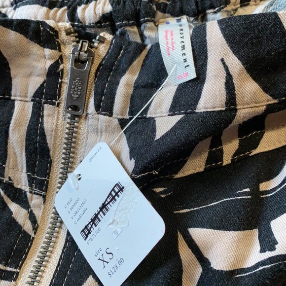 NWT Free People Movement size XS wide leg zipper - Picture 8 of 11